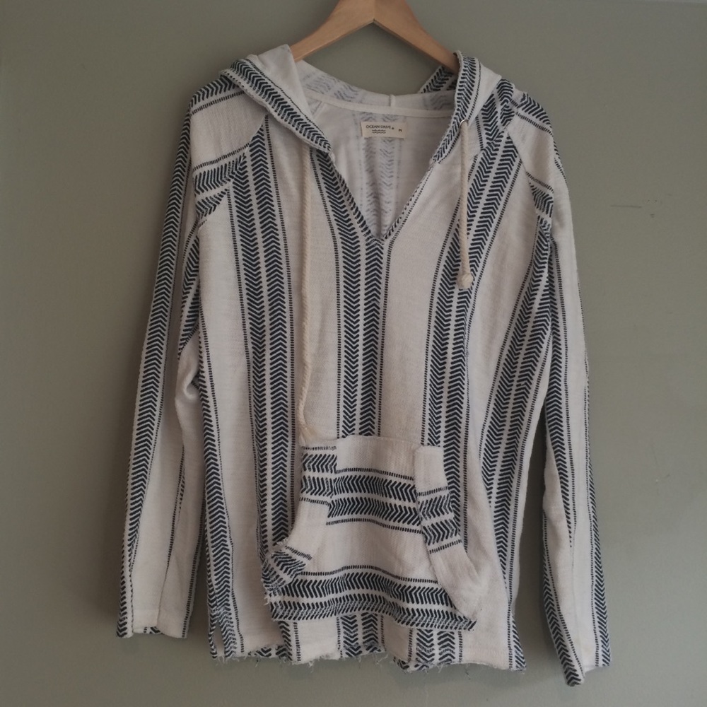 Poncho style hoodie